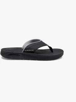 Discount Quiksilver Mathodic Recovery Sandals Black/Grey/Brown