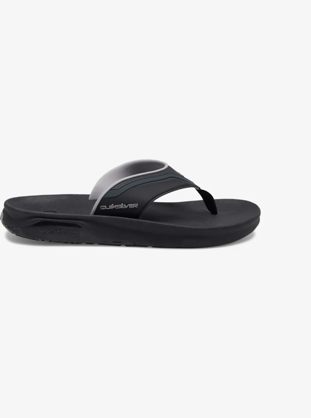 Discount Quiksilver Mathodic Recovery Sandals Black/Grey/Brown