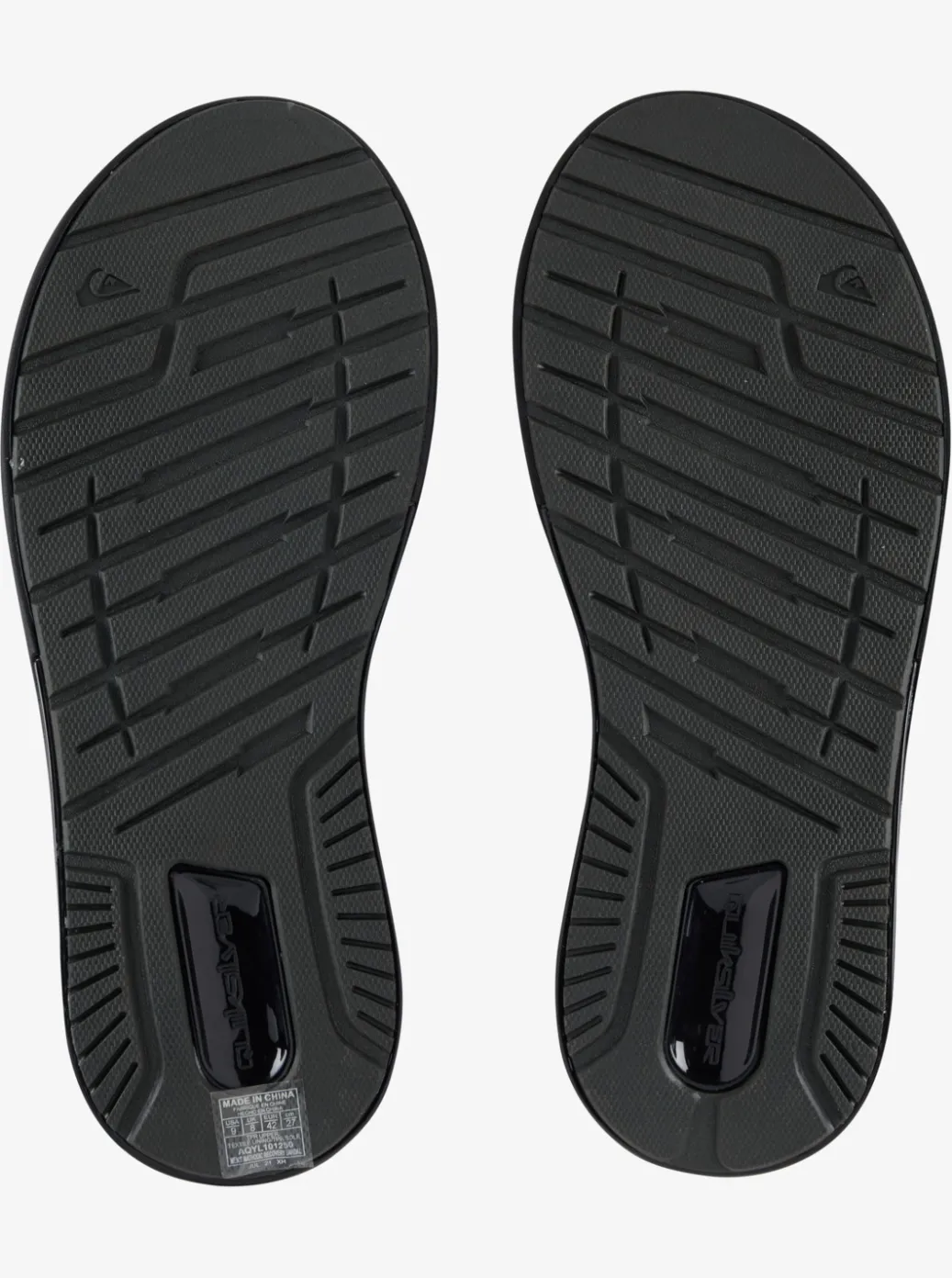 Discount Quiksilver Mathodic Recovery Sandals Black/Grey/Brown