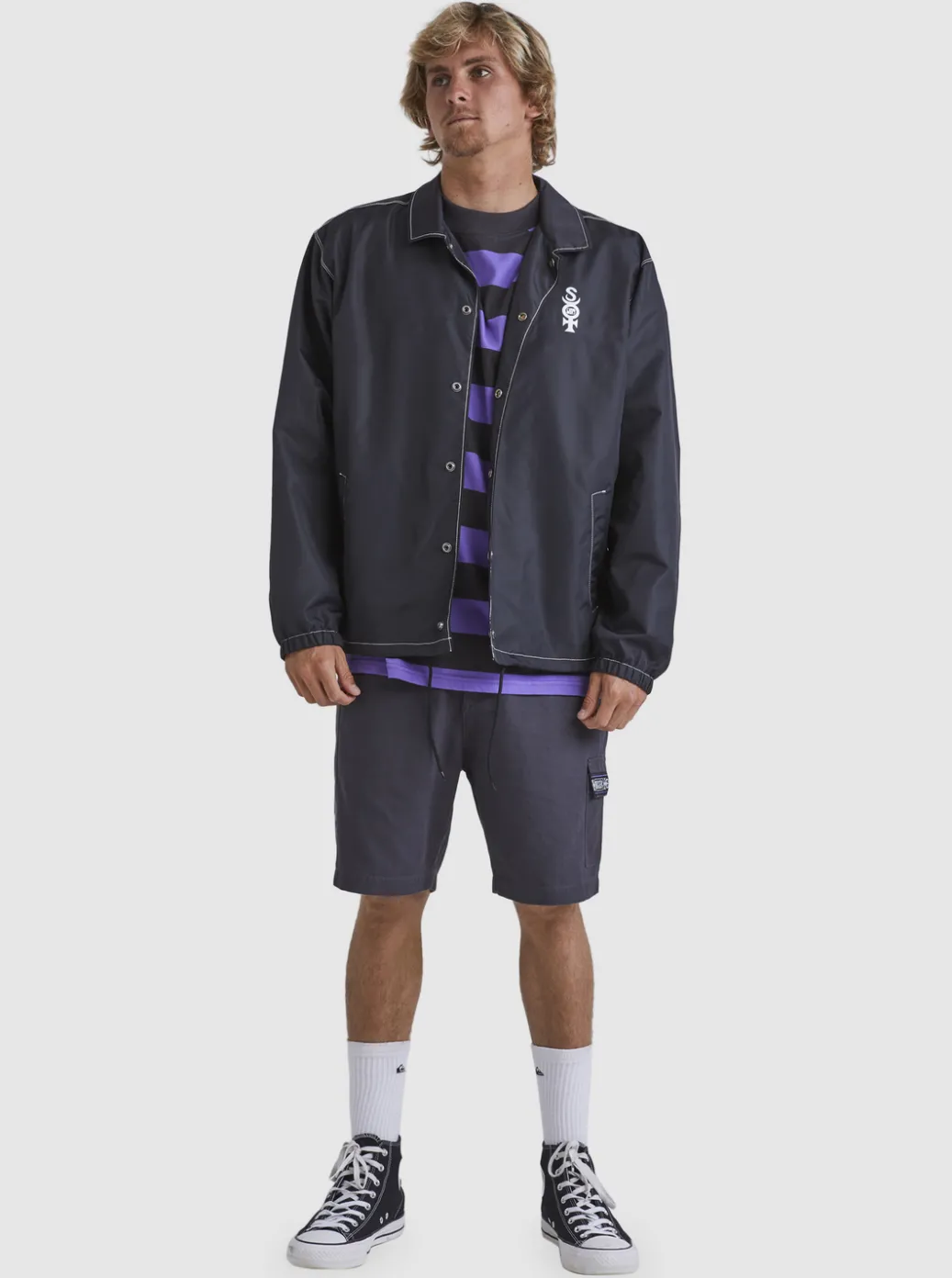 New Quiksilver Mercury Jacket Black