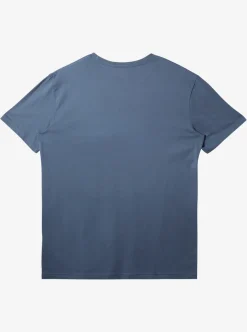 New Quiksilver Mesa Stripe Pocket T-Shirt Bering Sea