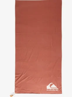 Clearance Quiksilver Microbros Microfiber Beach Towel Baked Clay