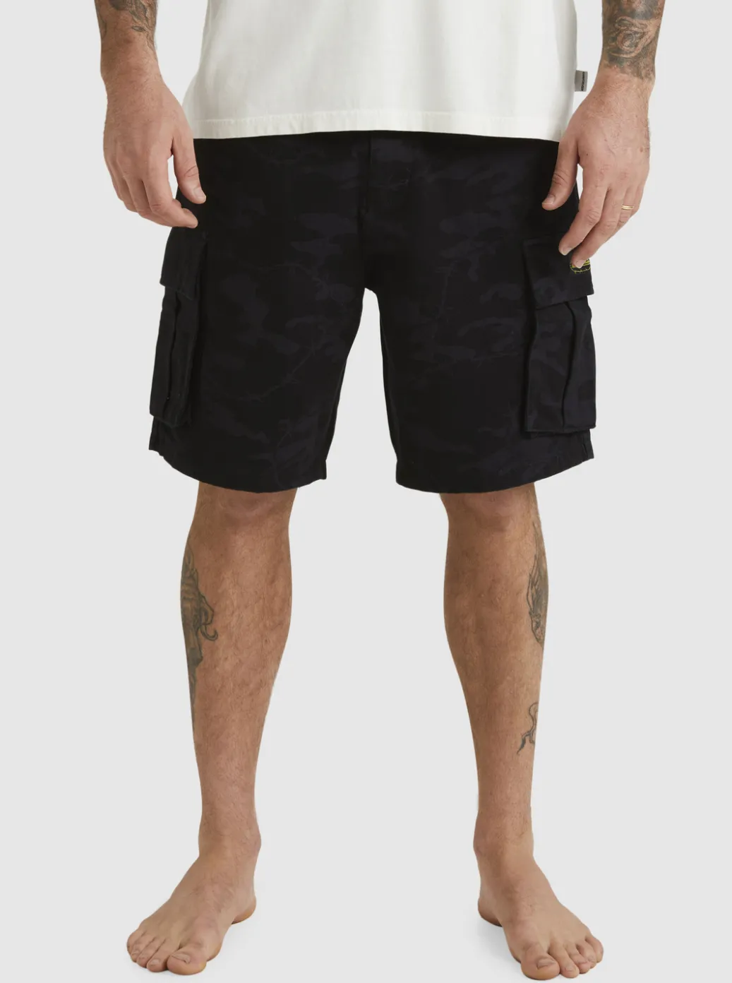 Store Quiksilver Mikey Cargo Shorts Tarmac Mongrel Camo