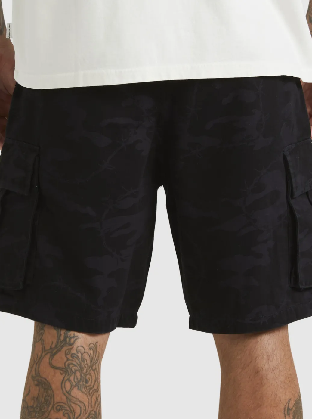 Store Quiksilver Mikey Cargo Shorts Tarmac Mongrel Camo