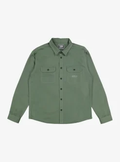 New Quiksilver Mikey Long Sleeve Shirt Laurel Wreath