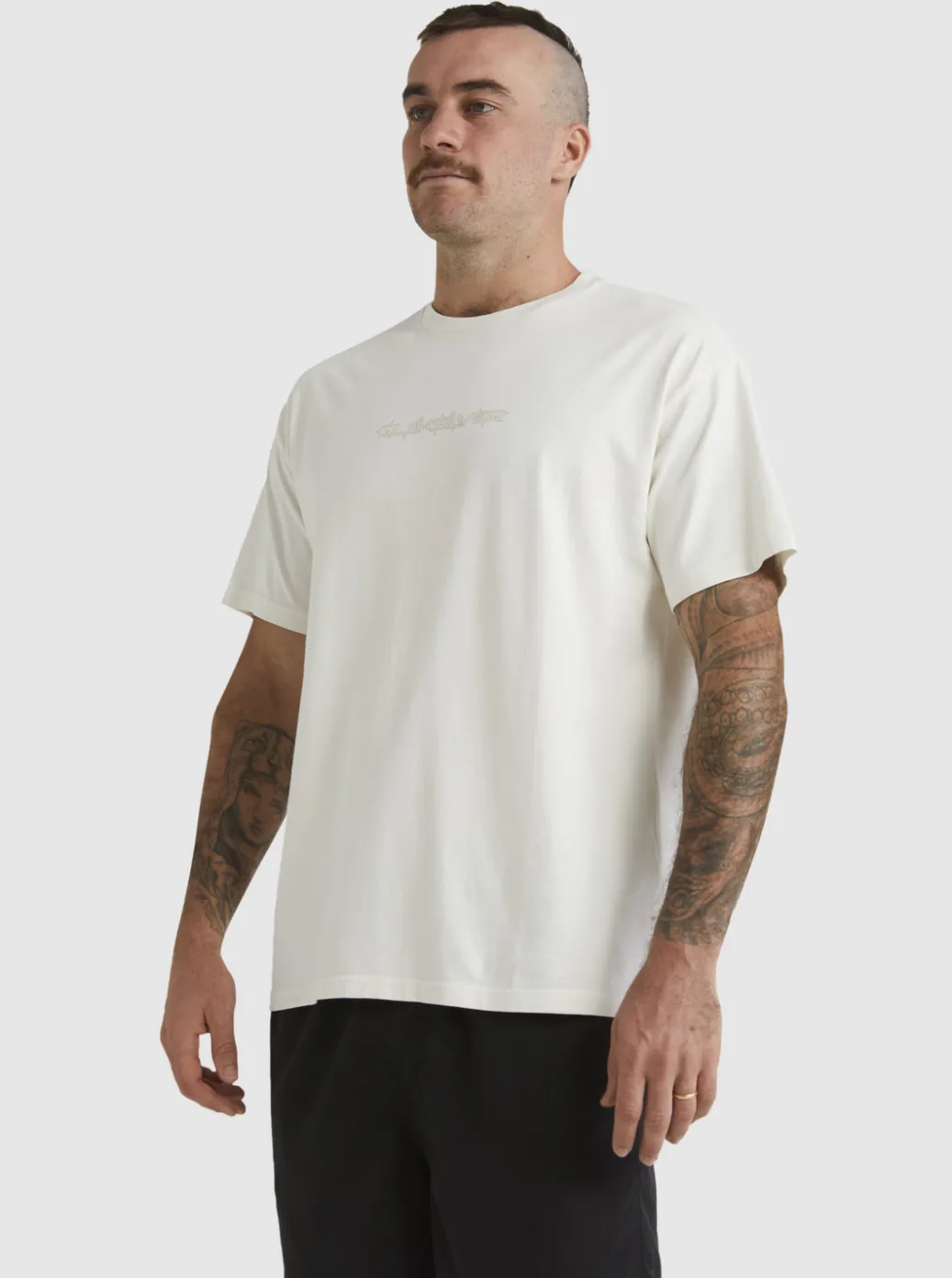 Flash Sale Quiksilver Mikey T-Shirt Snow White