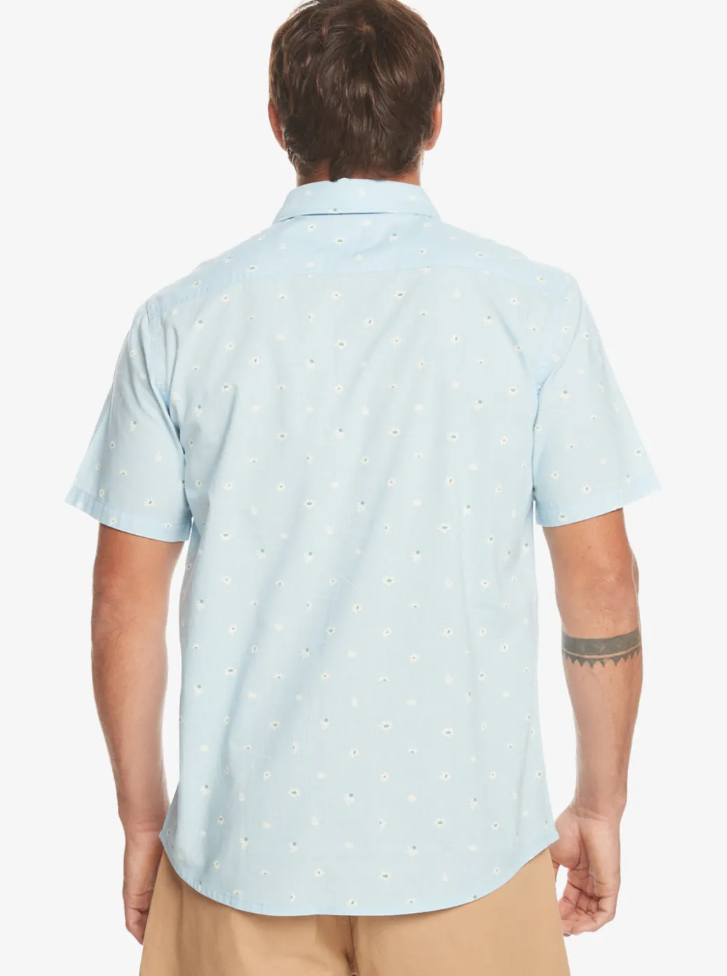 Discount Quiksilver Minimo Short Sleeve Shirt Clear Sky Minimo