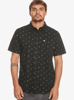 Cheap Quiksilver Minimo Short Sleeve Shirt Black Minimo