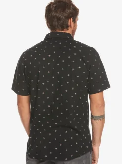 Cheap Quiksilver Minimo Short Sleeve Shirt Black Minimo