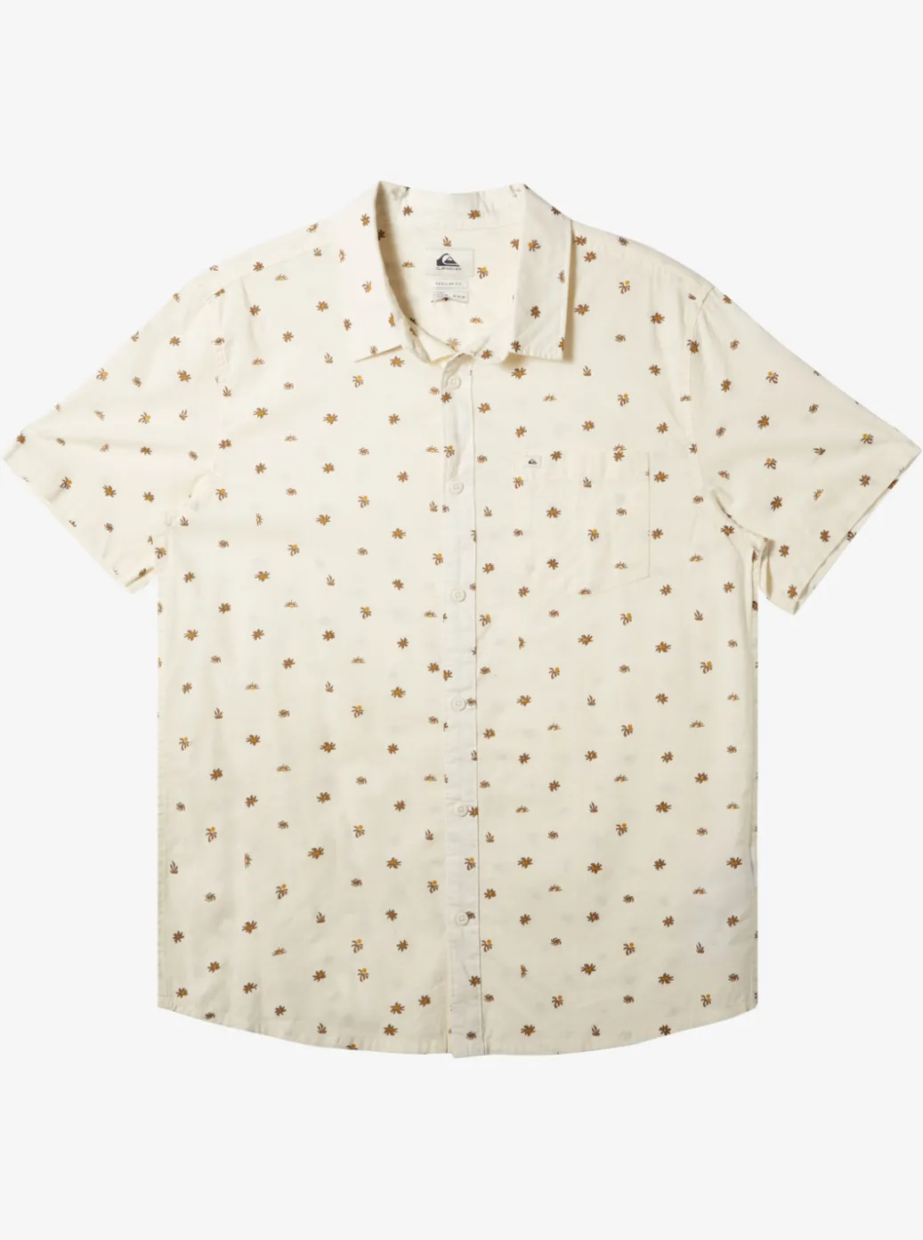 Hot Quiksilver Minimo Short Sleeve Shirt Birch Minimo