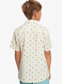Hot Quiksilver Minimo Short Sleeve Shirt Birch Minimo