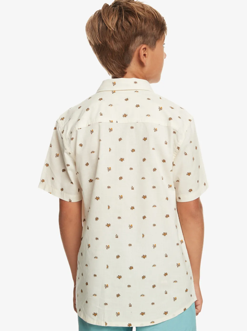 Hot Quiksilver Minimo Short Sleeve Shirt Birch Minimo