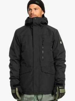 Best Quiksilver Mission 3-In-1 Technical Snow Jacket True Black