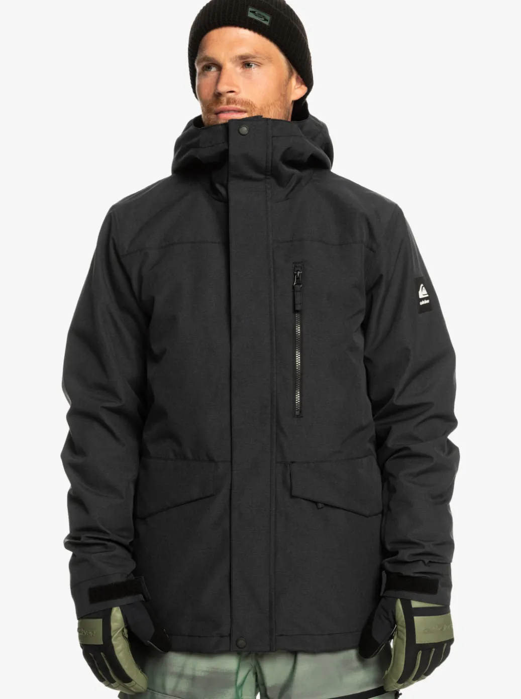 Best Quiksilver Mission 3-In-1 Technical Snow Jacket True Black