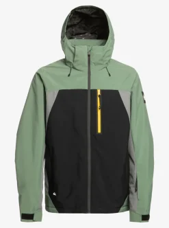 Discount Quiksilver Mission Plus Technical Snow Jacket True Black