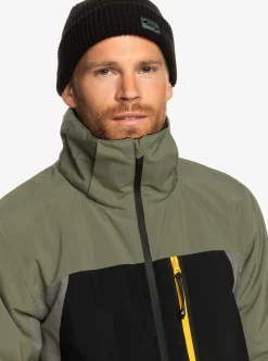 Discount Quiksilver Mission Plus Technical Snow Jacket True Black