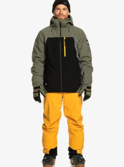 Discount Quiksilver Mission Plus Technical Snow Jacket True Black