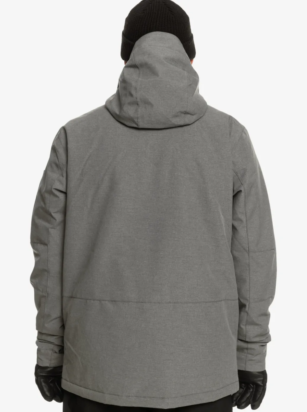 Best Sale Quiksilver Mission Solid Insulated Snow Jacket Heather Grey