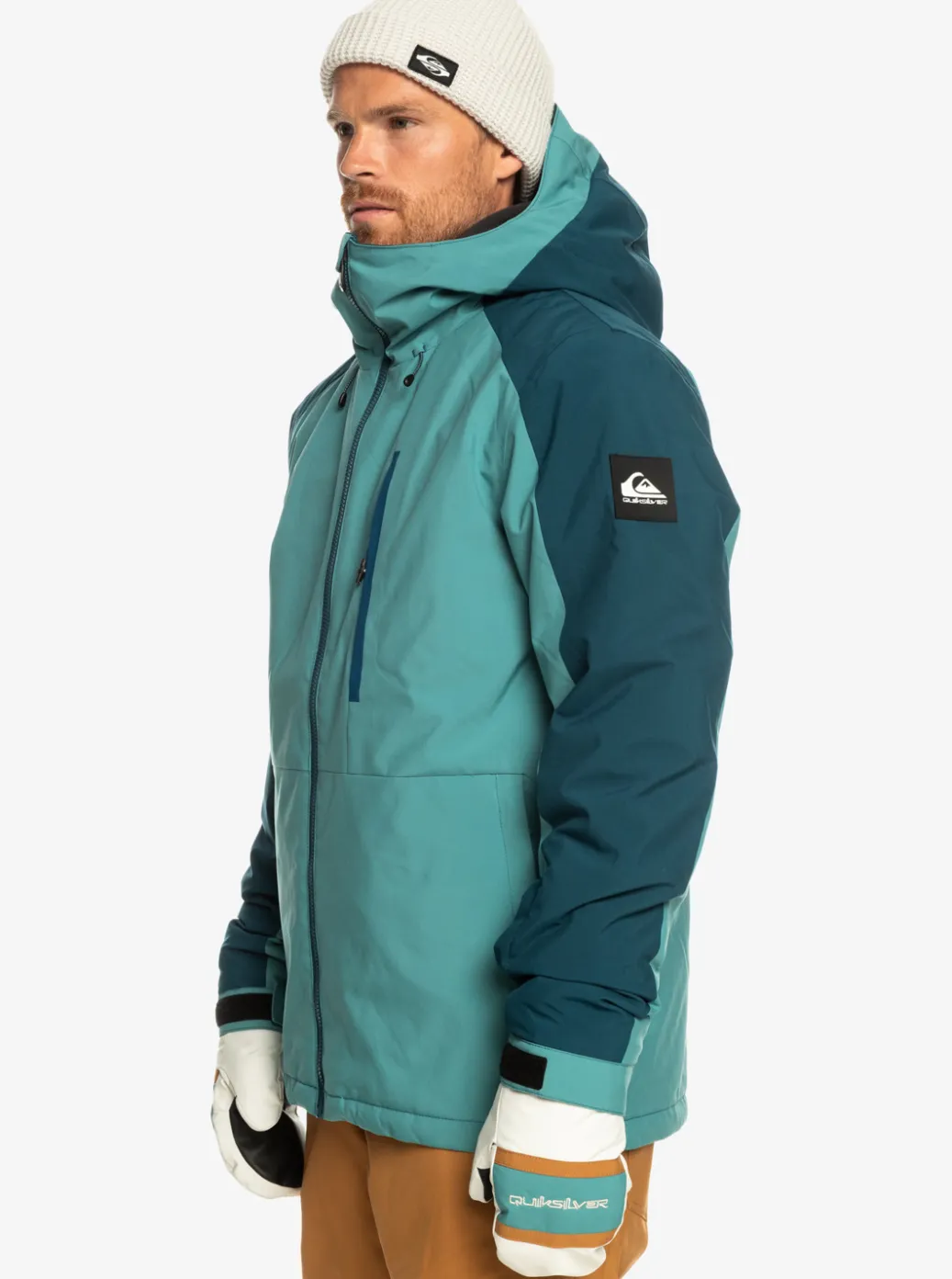 Hot Quiksilver Mission Technical Snow Jacket Brittany Blue