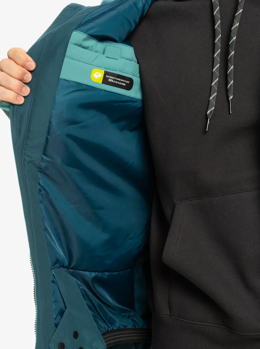 Hot Quiksilver Mission Technical Snow Jacket Brittany Blue