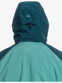 Hot Quiksilver Mission Technical Snow Jacket Brittany Blue