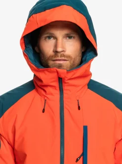 Best Sale Quiksilver Mission Technical Snow Jacket Grenadine