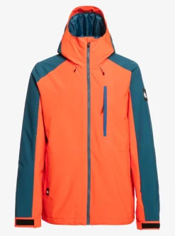 Best Sale Quiksilver Mission Technical Snow Jacket Grenadine
