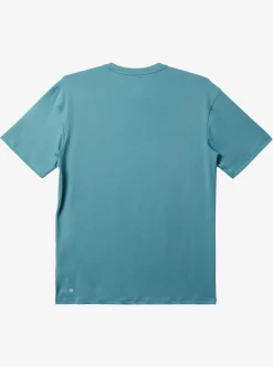 Store Quiksilver Mix Session Upf 50 Short Sleeve Surf Tee Cameo Blue