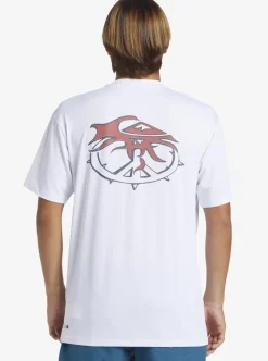 Outlet Quiksilver Mix Session Upf 50 Short Sleeve Surf Tee Birch