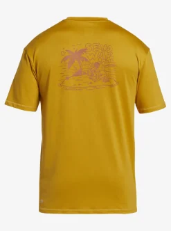 Sale Quiksilver Mix Session Upf 50 Short Sleeve Surf Tee Wheat