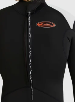Hot Quiksilver 2/2Mm Capsule Saturn Long Sleeve Spring Suit Black/Lunar Rock