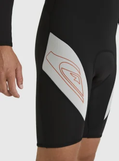 Hot Quiksilver 2/2Mm Capsule Saturn Long Sleeve Spring Suit Black/Lunar Rock