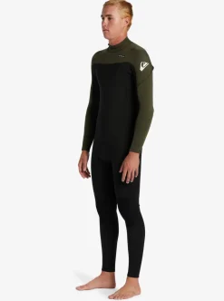 Flash Sale Quiksilver 3/2Mm Everyday Sessions Back Zip Wetsuit Black/ Ash