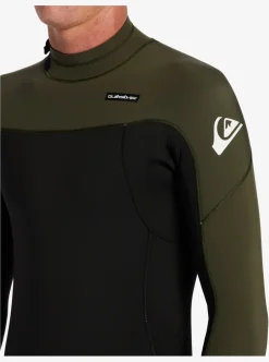 Flash Sale Quiksilver 3/2Mm Everyday Sessions Back Zip Wetsuit Black/ Ash