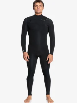 Cheap Quiksilver 3/2Mm Everyday Sessions Chest Zip Wetsuit Black
