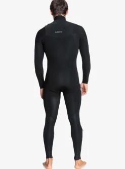 Best Quiksilver 4/3Mm Everyday Sessions Chest Zip Wetsuit Black