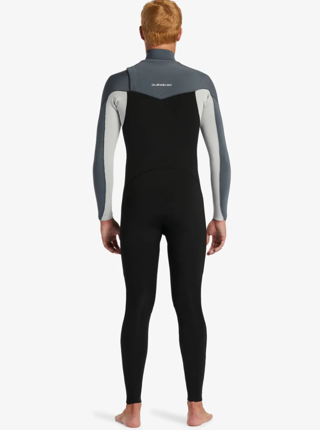Online Quiksilver 3/2Mm Everyday Sessions Chest Zip Wetsuit Black/ Ash