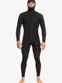 Best Sale Quiksilver 5/4/3Mm Everyday Sessions Hooded Chest Zip Wetsuit Black