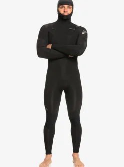 Best Sale Quiksilver 5/4/3Mm Everyday Sessions Hooded Chest Zip Wetsuit Black