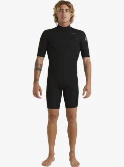 Best Sale Quiksilver 2/2Mm Everyday Sessions Short Sleeve Back Zip Springsuit Black