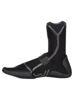 Shop Quiksilver 3Mm Marathon Sessions Split Toe Wetsuit Boots Black