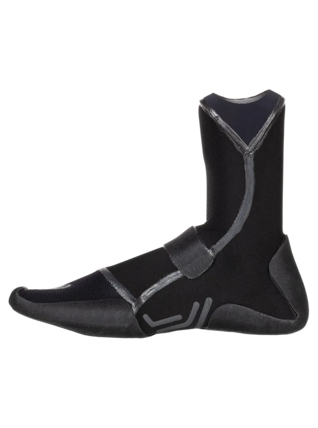 Shop Quiksilver 3Mm Marathon Sessions Split Toe Wetsuit Boots Black