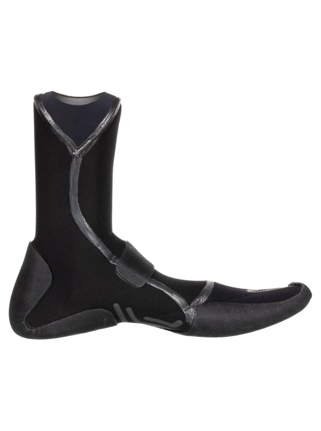 Shop Quiksilver 3Mm Marathon Sessions Split Toe Wetsuit Boots Black