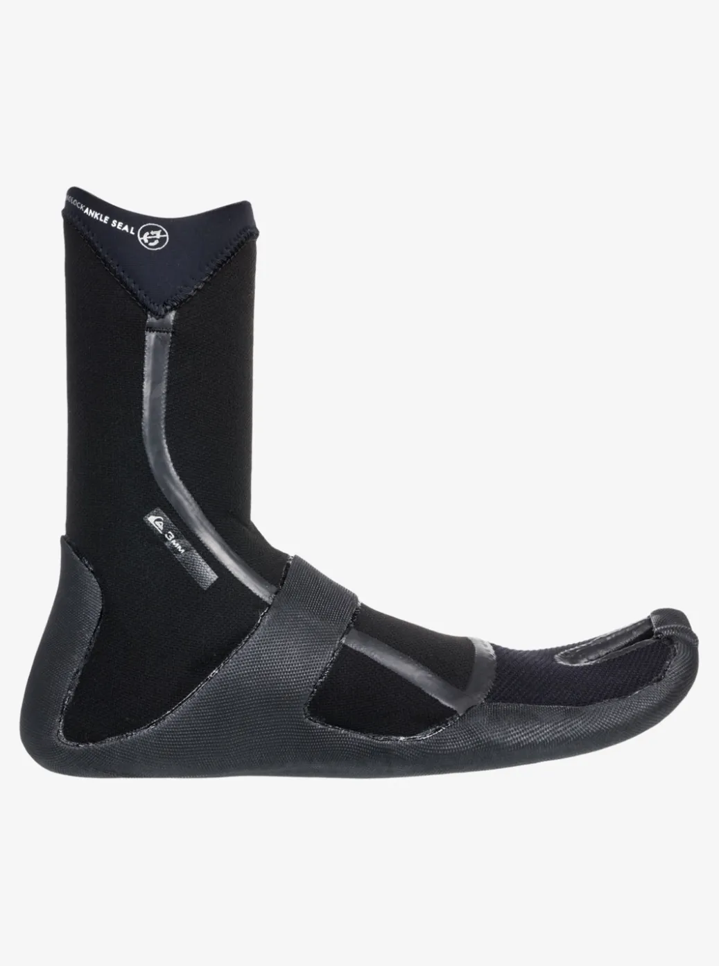 Cheap Quiksilver 3Mm Marathon Sessions Split Toe Wetsuit Boots Black