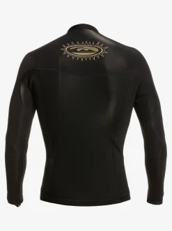 Shop Quiksilver 1.5Mm Mikey Wright Everyday Sessions Wetsuit Jacket Black
