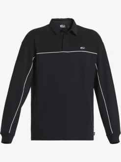 Cheap Quiksilver Modular Rugby Polo Knit Black