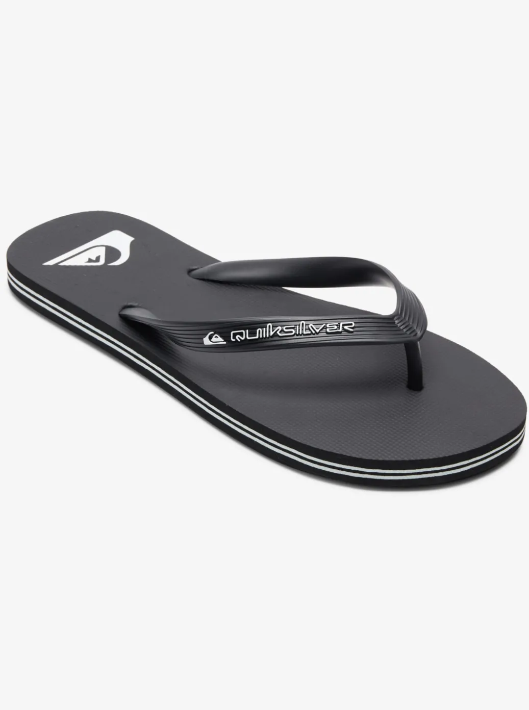 Shop Quiksilver Molokai Core Flip-Flops Black 1