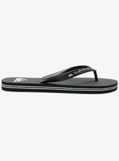 Shop Quiksilver Molokai Core Flip-Flops Black 1