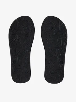 Shop Quiksilver Molokai Core Flip-Flops Black 1