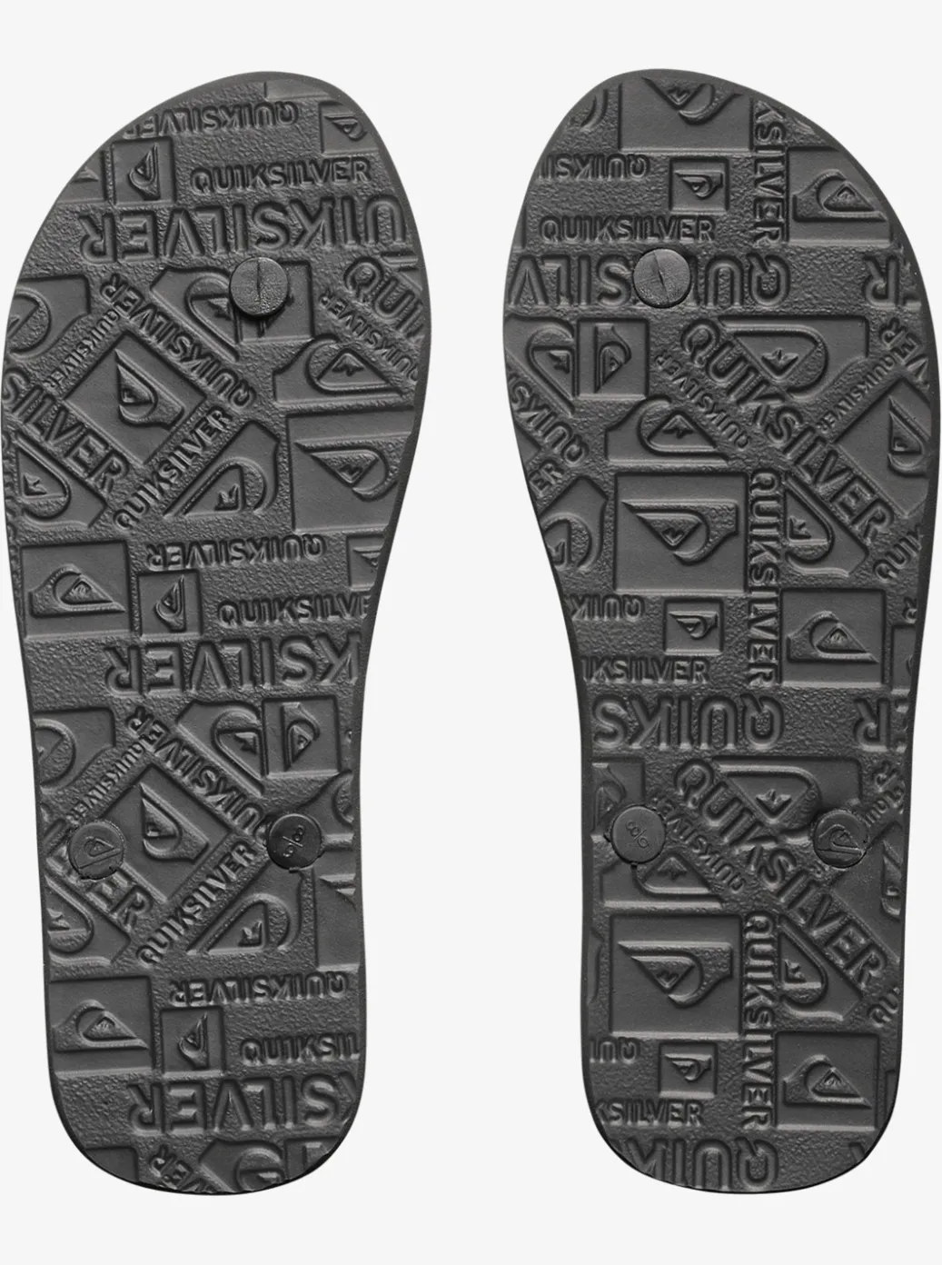 Cheap Quiksilver Molokai Flip-Flops Black/Black/White